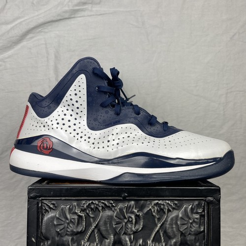 Adidas Derrick D Rose III 3 773 Shoes Mens 13 White Basketball Sneakers C76503