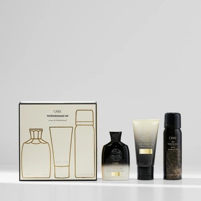 Oribe Gold Lust Repair Shampoo/ Conditioner and Dry Texturizing Spray Travel Kit