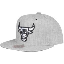 Mitchell & Ness Snapback Cap - HEATHER Chicago Bulls grau