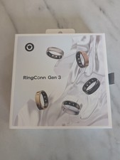 RingConn Gen 3 smart ring, Size 8, Brushed silver Lord of the Rings case