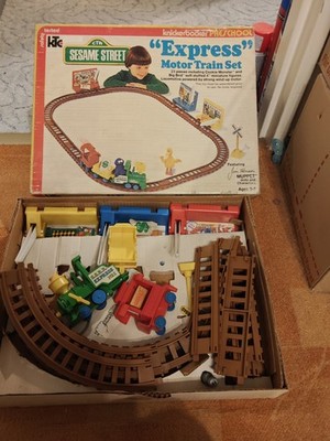 Sesame Street Express Motor Train Set - Illco 1976 - OVP & Schienen OHNE Figur