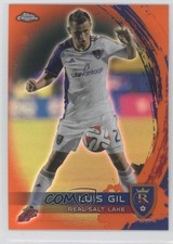 2014 Topps Chrome MLS Retail Orange Refractor 71/75 Luis Gil #71 2k3