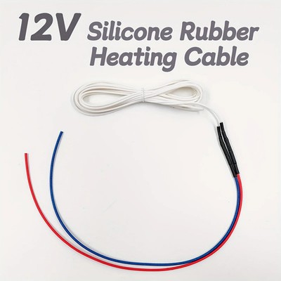 12V Silicone Rubber Low voltage Heating Wire with Cold Wire Do Joint for Car