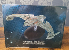 Star Trek Eaglemoss Warship Klingon D4 Bird-Of-Prey Model New In Box