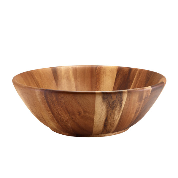GenWare Acacia Wood Bowl For Home Buffet Events Hotels 36Dia x 12cm