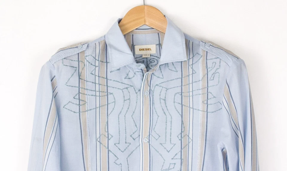 DIESEL Men Casual Formal Shirt Size L BAZ715 - Image 2 of 4