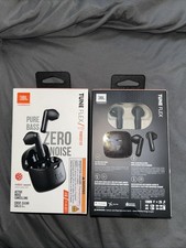JBL Tune Flex Wireless Bluetooth Earbuds Black, Noise-Cancelling