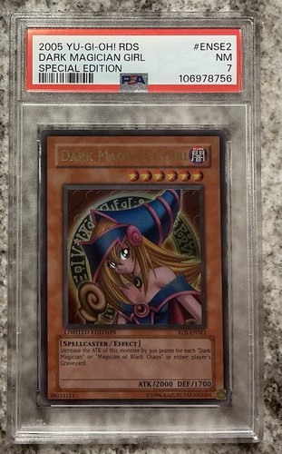 Konami Yu-Gi-Oh! PSA 7 Dark Magician Girl RDS Limited Edition