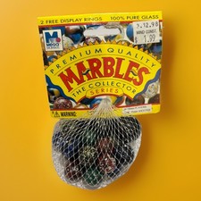 GALAXIES VACOR MEGA MARBLES Vintage 1990s Net Bag 24 16mm/1 25mm Shooter