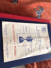 Football Programme Leytonstone V Barnet 1948 Amateur  Cup Final