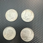 1964 Kennedy Half Dollars (4 Coins) 90% Silver $2 Face Value Lot - Four - Offers