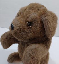 Folkmanis FolkTails Brown Puppy Dog Hand Puppet Plush 13  Vintage