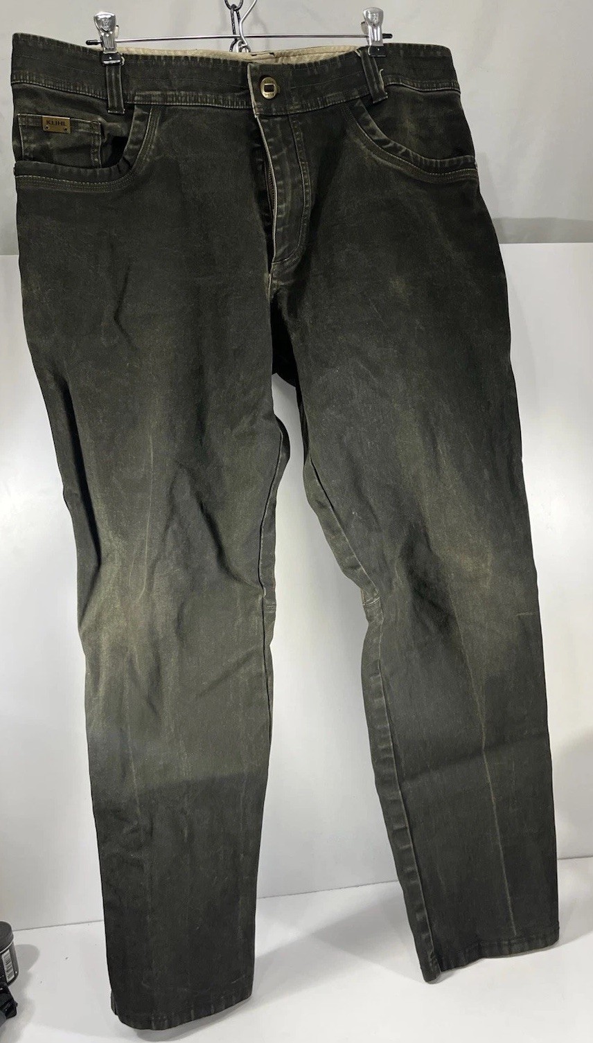 Kuhl Mens The Law Jean 38x32 Black Vintage Patina Dye