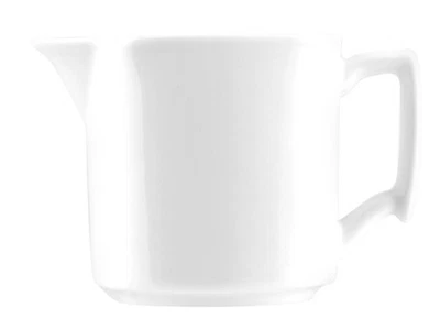 Crémier En Porcelaine Blanche Carré H&H - Photo 1/3