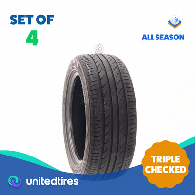 Set of (4) Used 225/50ZR17 Sentury UHP 98W - 7.5-9/32