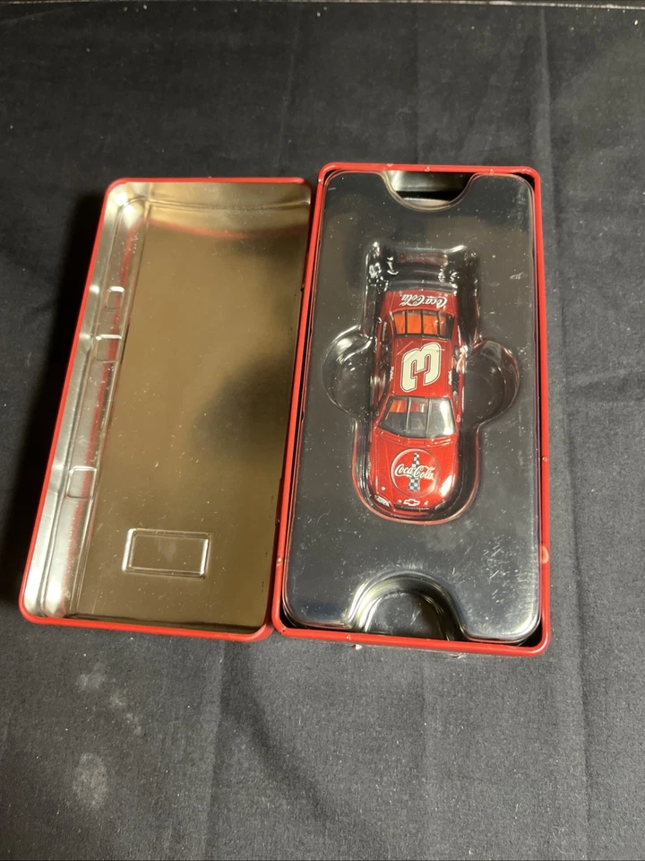 Máquina expendedora de estaño Dale Earnhardt #3 Coca-Cola 1998 con diecast Nascar 1/64 Foto 2 de 4