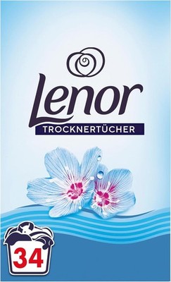34x Lenor Trocknertücher Aprilfrisch knitterfrei frische Wäsche