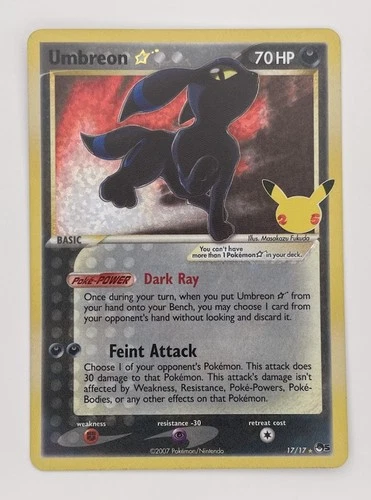 [NM] Umbreon Gold Star: Celebrations - 17/17