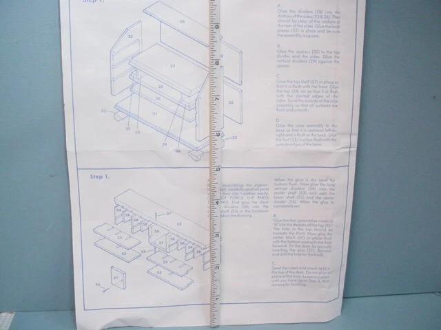 Kit de recepción miniatura Chippendale Drop #13004 Houseworks escala 1/12 Foto 3 de 3