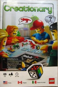 Used Lego Set 3844 Creationary Game complete with box
