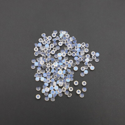 100pcs Artificial Opal Stone 3mm Round Cab Cabochon for DIY Jewelry Making