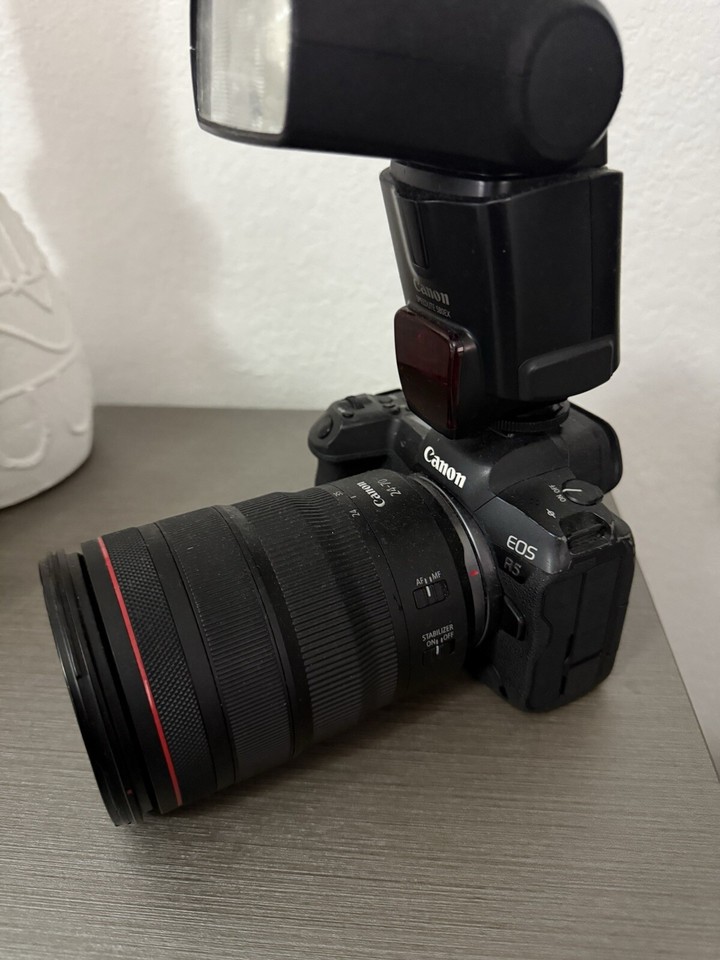 Canon R5 Camera With 580EX Flash And 24-70mm RF Lens | eBay