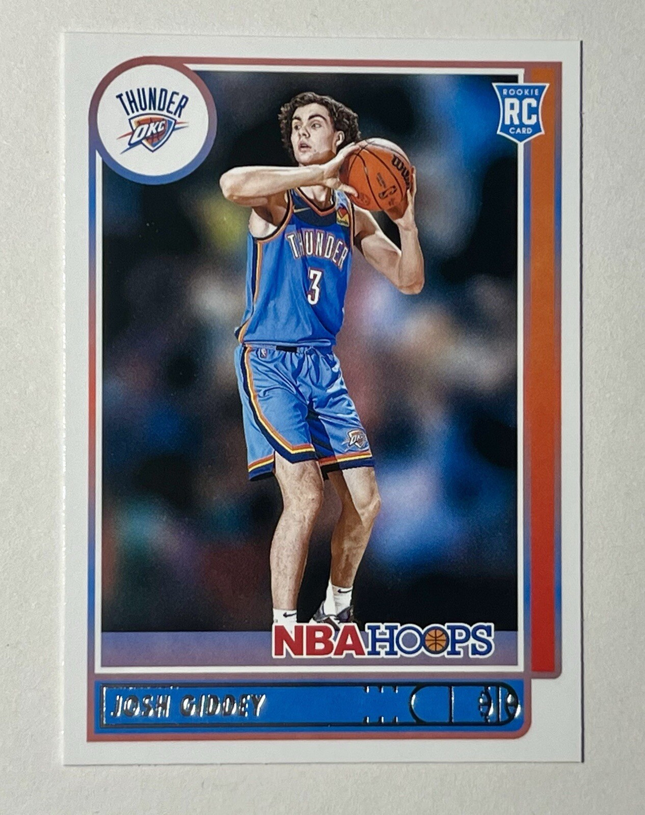 2021-22 Panini NBA Hoops Josh Giddey RC #202 Oklahoma City Thunder