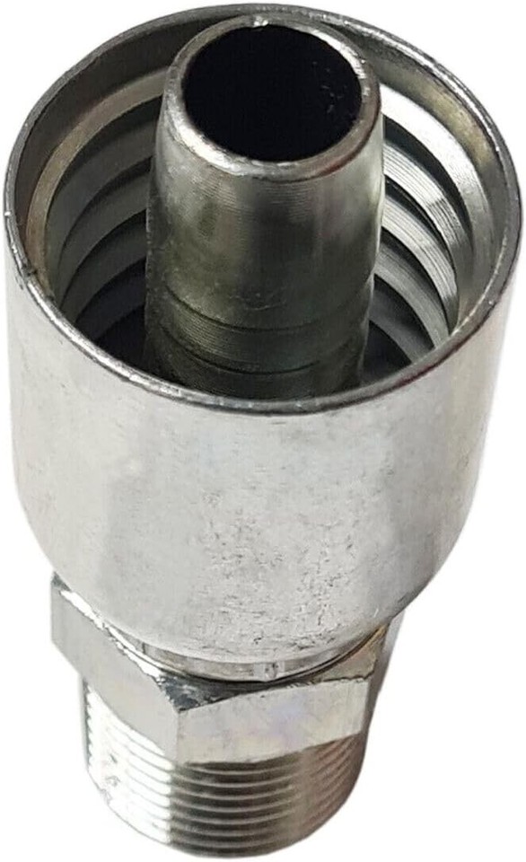 2 Raccords Hydrauliques Rigides Parker 10143-6-6 - 3/8" Mâle NPT - Pour Systèmes Haute Pression