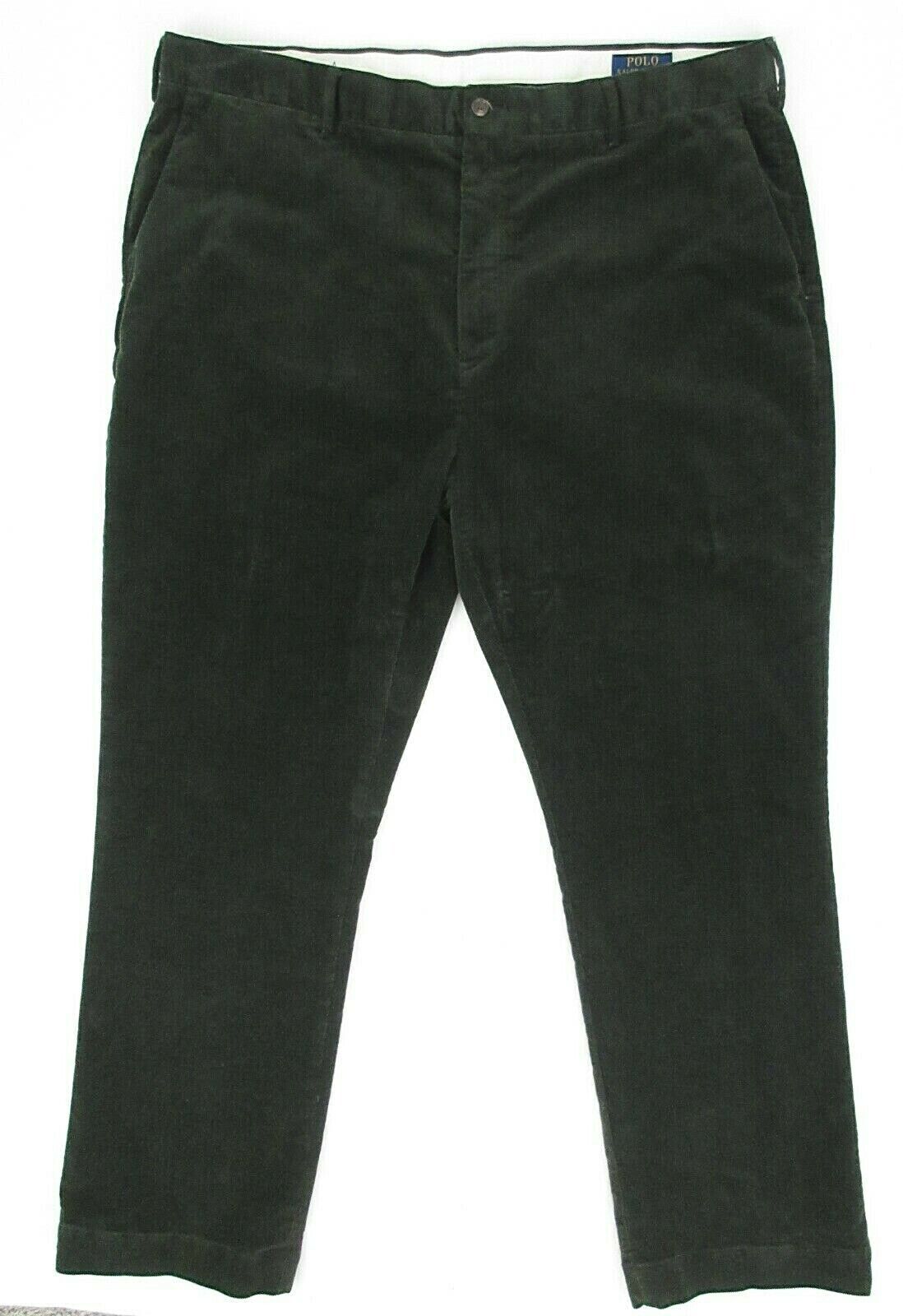 Polo Ralph Lauren Stretch Classic Fit Forest Green Corduroy Pants Sz 42x32  MINT! | eBay