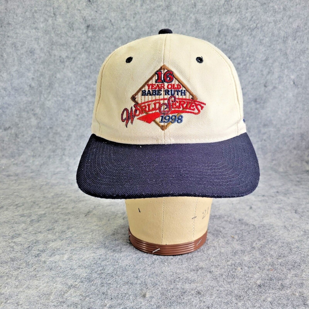 Game Babe Baseball Hat Vintage 16 Year Babe Ruth 1998 World Series