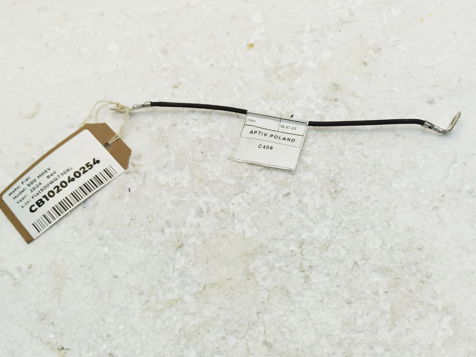 Fiat 500 MHEV 2020-2024 1.0L Petrol Ground / Earth Cable 