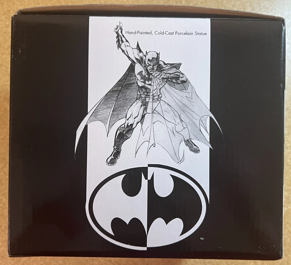 DC Direct Batman Black and White Statue Designed by Andy Kubert LE 4000 NIB - Image 2 of 4