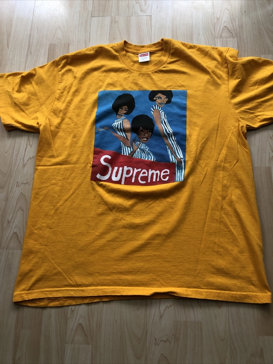 supreme t shirt xl Supremes Group Singers Spell Out Rare Box