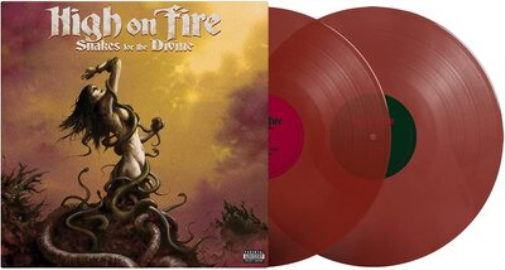 High on Fire Snakes For The Divine Translucent Ruby (Vinyl LP)