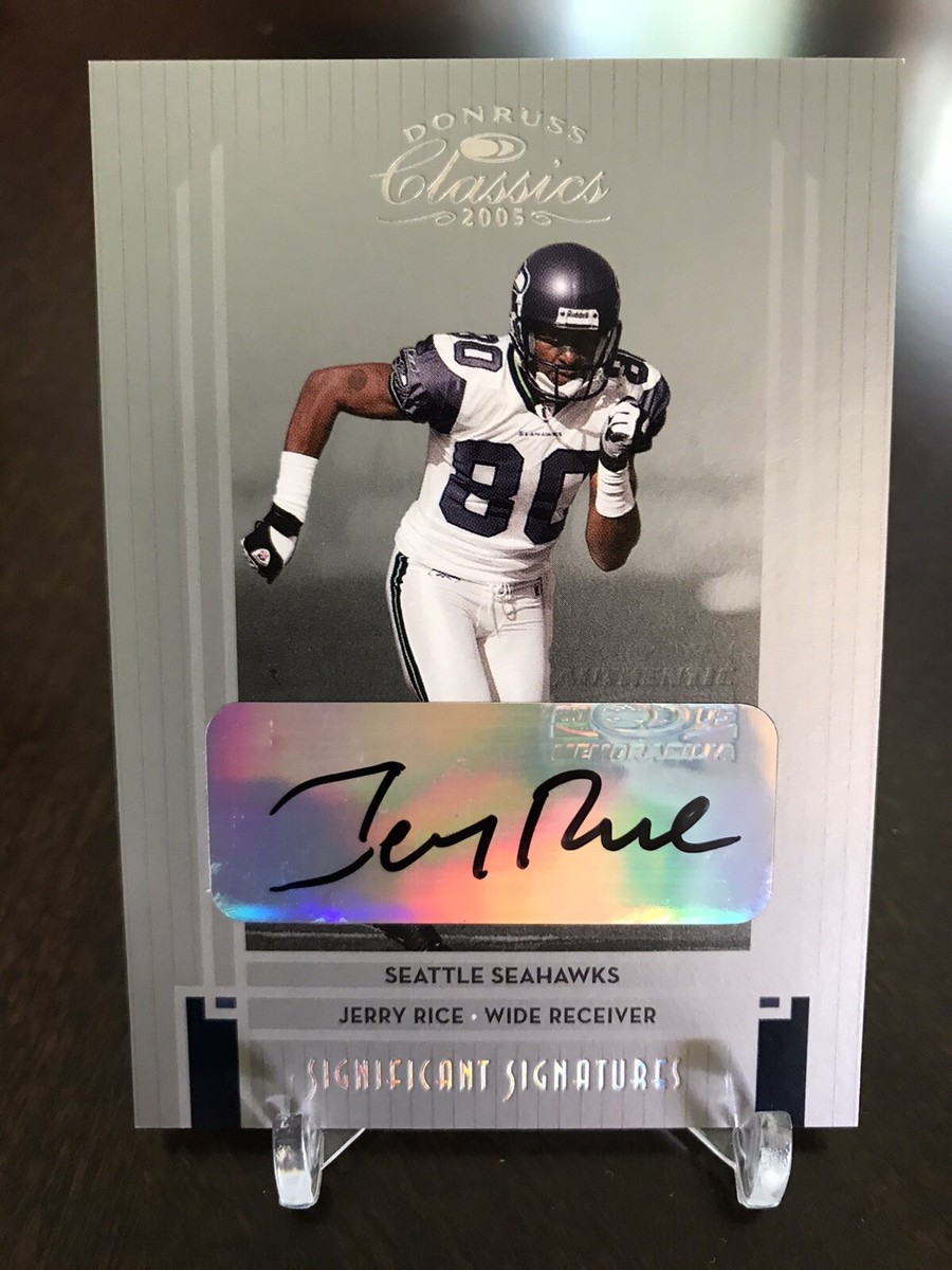 Jerry Rice Seahawks Auto