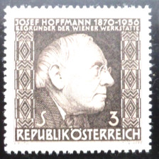 Austria 1966, Mi 1205, Josef Hoffmann, czysty