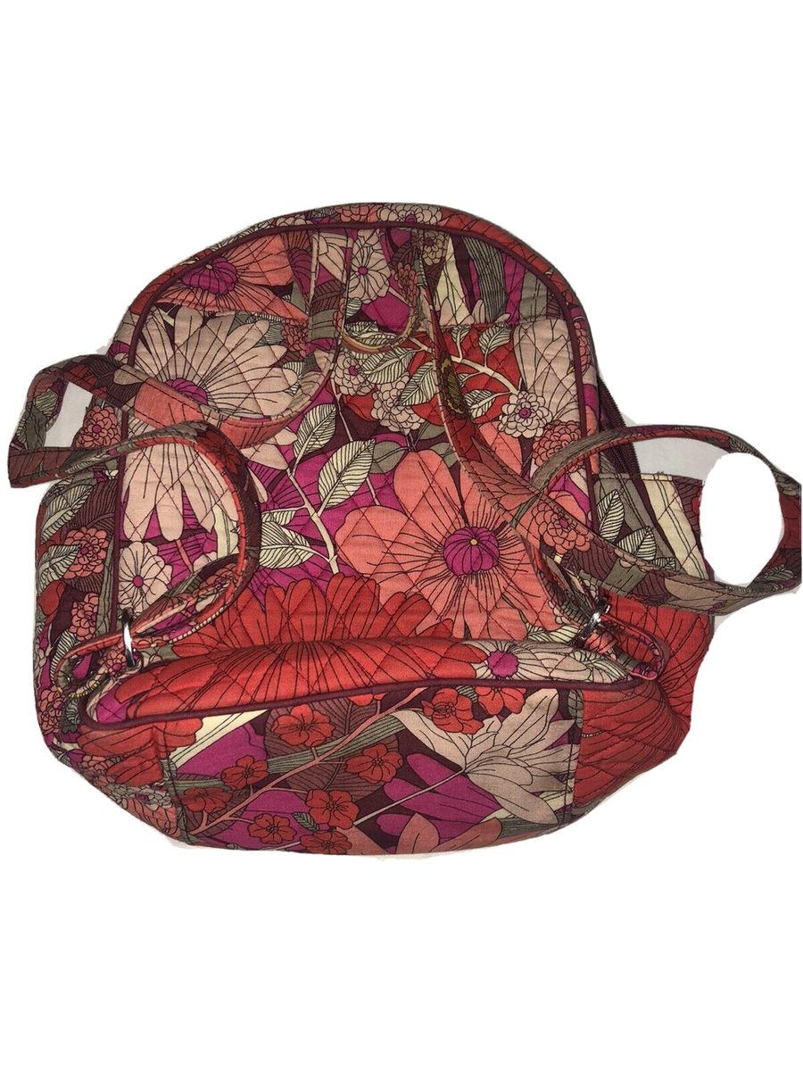 Vera Bradley Bohemian Blooms Backpack Floral Cottagecore Mid-Size Retired 2016 Vera Bradley Bohemian Blooms Backpack Floral Cottagecore Mid  main image 2