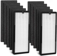 True HEPA Replacement Filter for VEVA 8000 Elite Pro Series Air Purifier, 2 HEPA