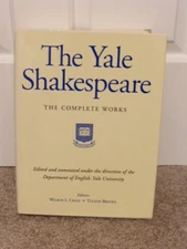 The Yale Shakespeare The Complete Works Large Format Volume Hardcover New
