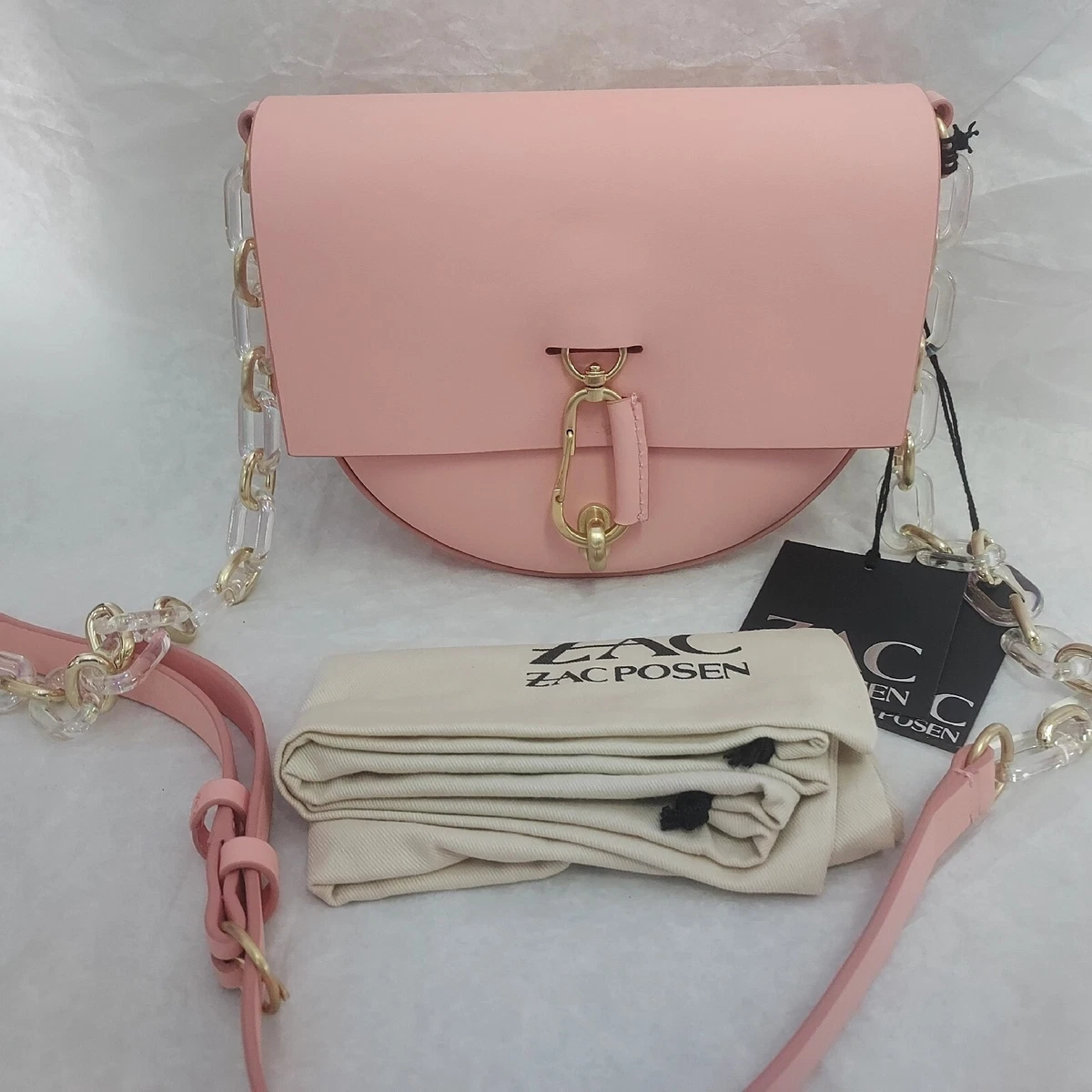 Zac Zac Posen Belay Mini Saddle Bag - Pink