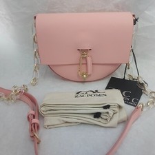Zac Posen Belay Mini Pink Leather Saddle Cros...