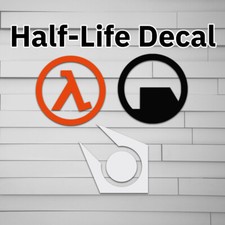 Half Life Vinyl Decal for Car Black Mesa, Combine Sticker for laptop, tumbler