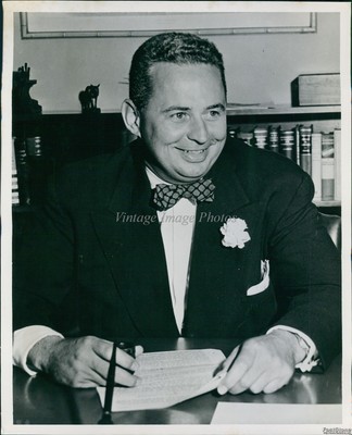 1951 Photo Terrell C Drinkwater Executive Pres Western Air Lines Business 8X10
