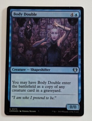 MTG Near Mint Foil Body Double - [Commander Masters]