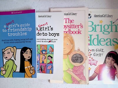 American Girl Smart Girl's plus Babysitter's Handbook & Bright Ideas, 4 Book Lot