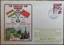 DYNAMO KIEV V FERENCVAROS CUP WINNERS CUP FINAL 14 MAY 1975 FIRST DAY COVER