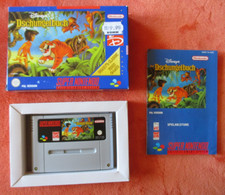 SNES Super Nintendo Spiel: Disney's Das Dschungelbuch Modul, Anleitung & OVP PAL
