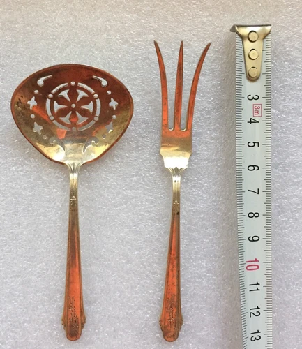 Gorham Sterling Silver Original 1930 Hunt Club Bon Bon Spoon Lemon Fork