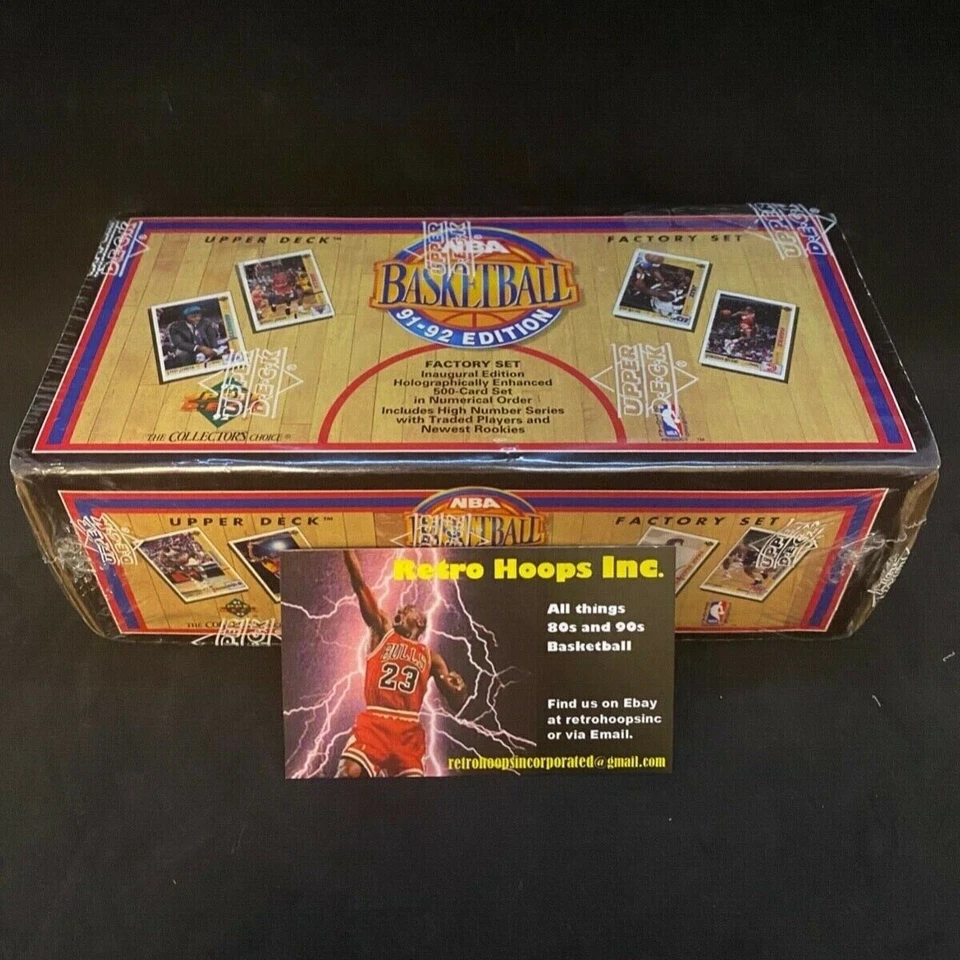 1991-92 NBA Upper Deck series 1+2 factory sealed 500 card set Michael Jordan - image 2 of 4