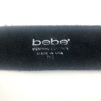 Bebe Swarovski Crystal Logo Blue Snakeskin Belt Bebe Swarovski Crystal Logo Blue Snakeskin Belt | eBay main image 4